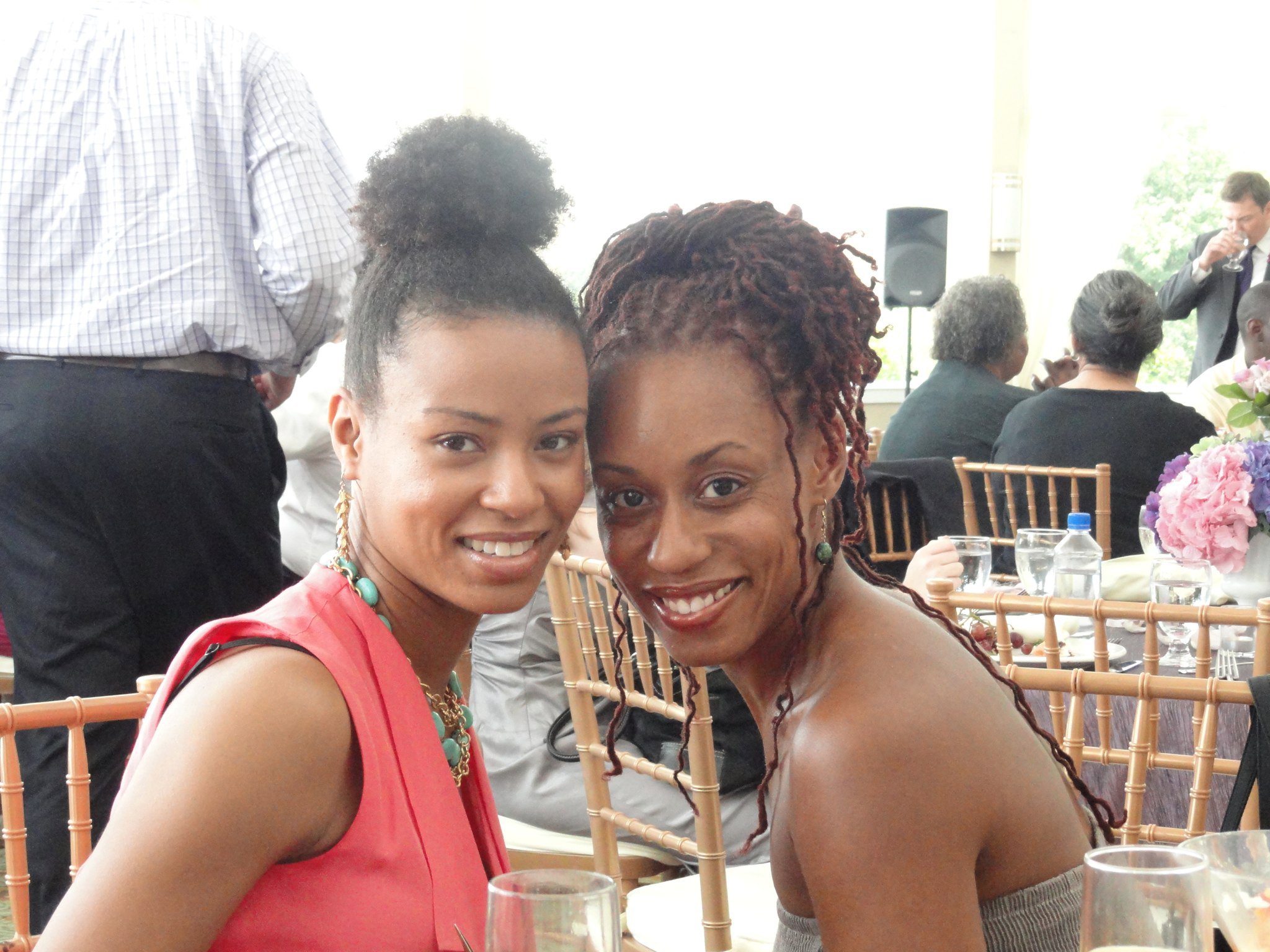 Marla & me at Dina's wedding, 2011.